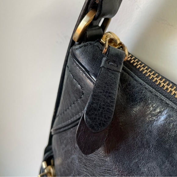 ❤️ SOLD ❤️ Cole Haan Leather Bag Adjustable Shoulder Strap Long Short Black EUC - Picture 7 of 9